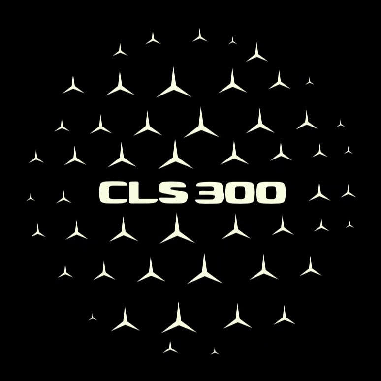 MERCEDES BENZ CLS 300 LOGO PROJECTOT LIGHTS (quantity 1 = 1 sets/2 door lights)Nr.03f025