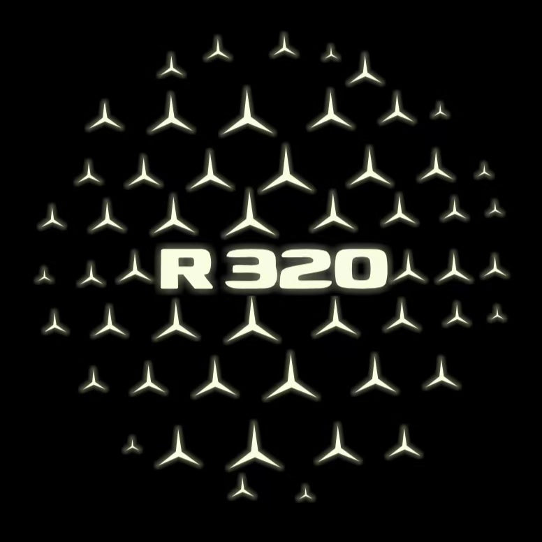 MERCEDES BENZ R 320 LOGO PROJECTOR LIGHTS (quantity 1 = 1 sets/2 door lights)Nr.03f035
