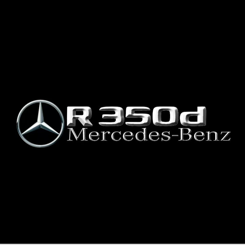 MERCEDES BENZ R 350d LOGO PROJECTOR LIGHTS (quantity 1 = 1 sets/2 door lights)Nr.03f039