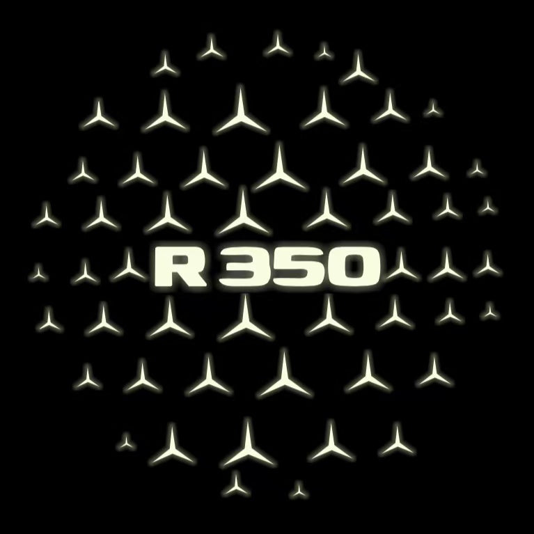 MERCEDES BENZ R 350 LOGO PROJECTOR LIGHTS (quantity 1 = 1 sets/2 door lights)Nr.03f038