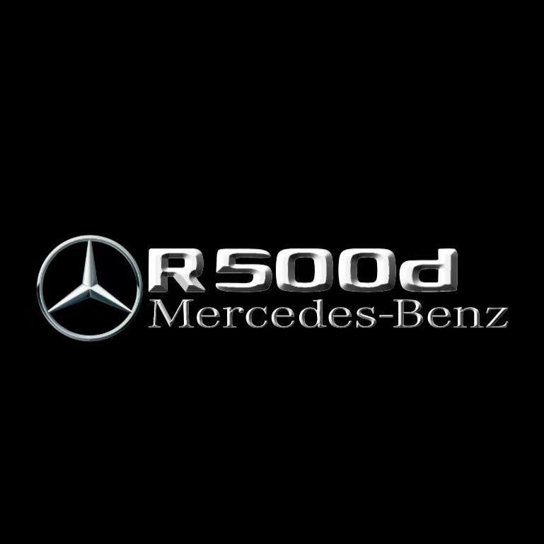 MERCEDES BENZ R 500d LOGO PROJECTOR LIGHTS (quantity 1 = 1 sets/2 door lights)Nr.03f042