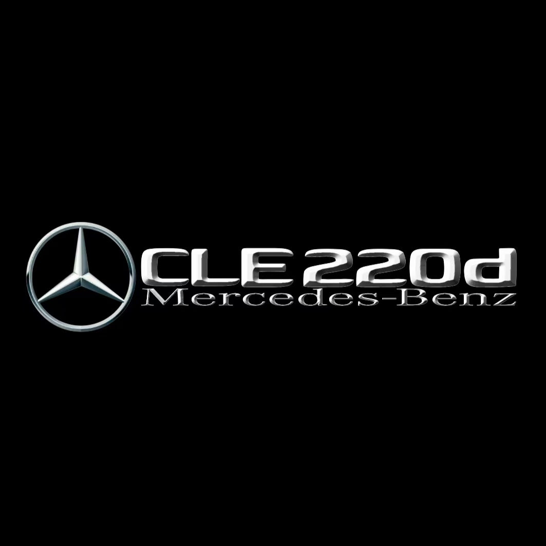 MERCEDES BENZ CLE 220d LOGO PROJECTOT LIGHTS (quantity 1 = 1 sets/2 door lights)Nr.03f016