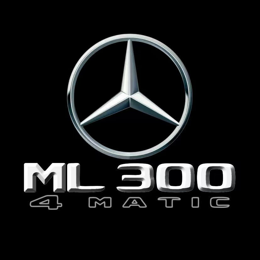 MERCEDES BENZ ML 300 LOGO PROJECTOR LIGHTS (quantity 1 = 1 sets/2 door lights)Nr.03f019