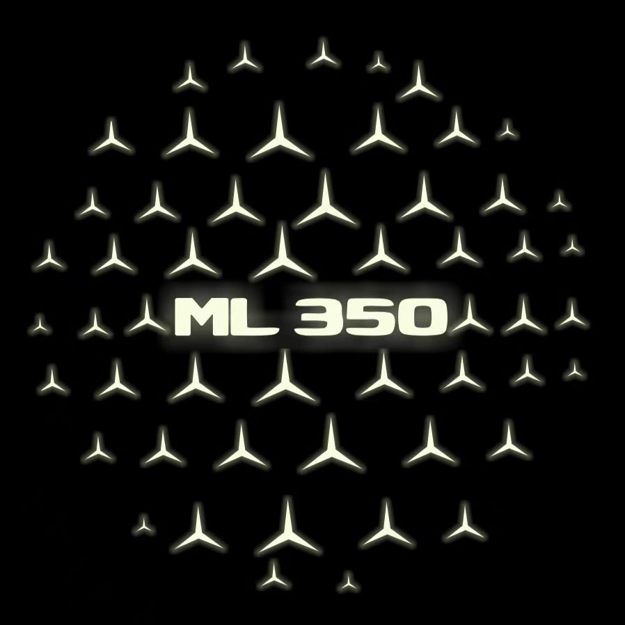 MERCEDES BENZ ML 350 LOGO PROJECTOR LIGHTS (quantity 1 = 1 sets/2 door lights)Nr.03f026