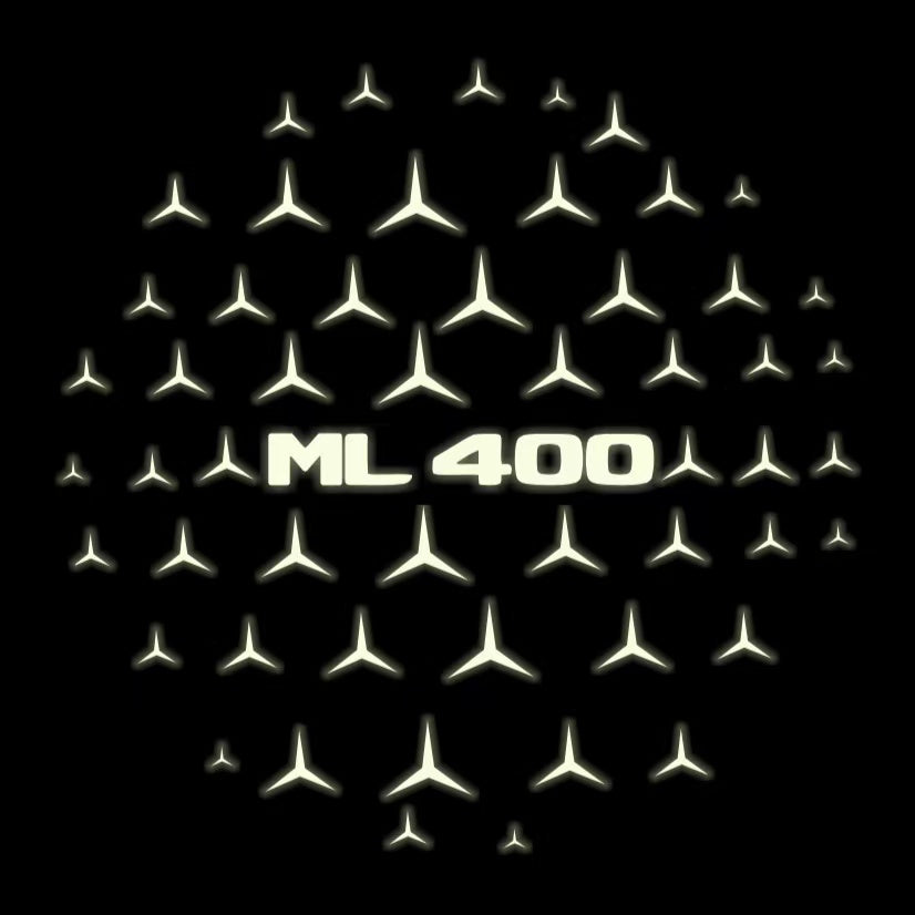 MERCEDES BENZ ML 400 LOGO PROJECTOR LIGHTS (quantity 1 = 1 sets/2 door lights)Nr.03f029