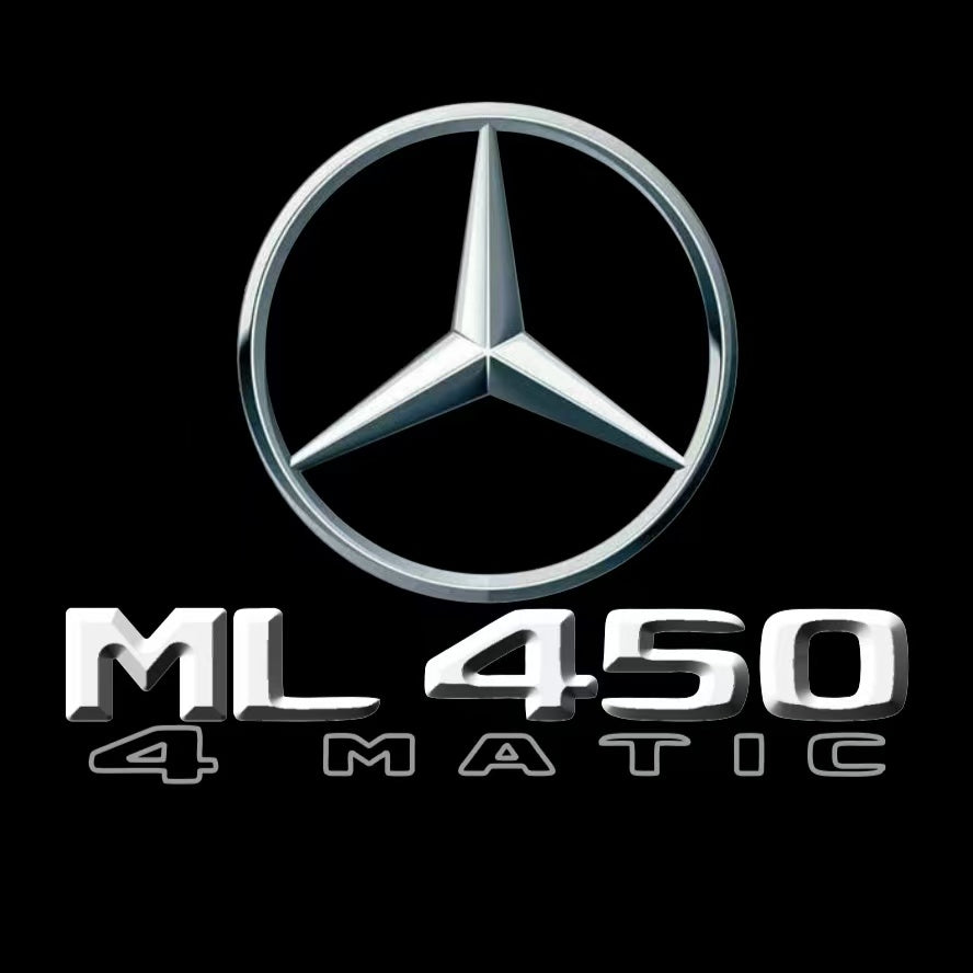 MERCEDES BENZ ML 450 LOGO PROJECTOR LIGHTS (quantity 1 = 1 sets/2 door lights)Nr.03f034