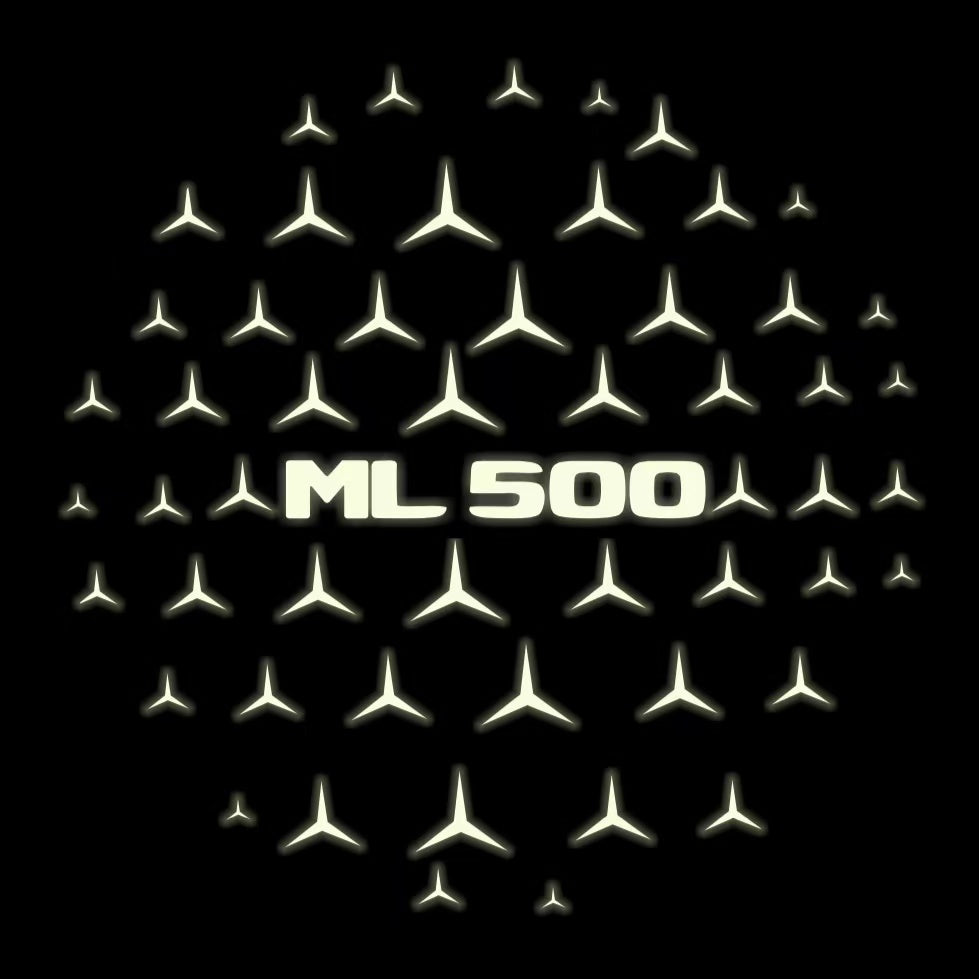 MERCEDES BENZ ML 500 LOGO PROJECTOR LIGHTS (quantity 1 = 1 sets/2 door lights)Nr.03f038