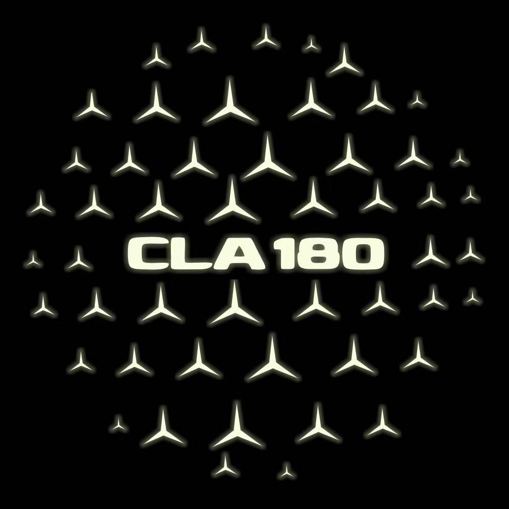 MERCEDES BENZ CLA 180 LOGO PROJECTOT LIGHTS (quantity 1 = 1 sets/2 door lights)Nr.03f015