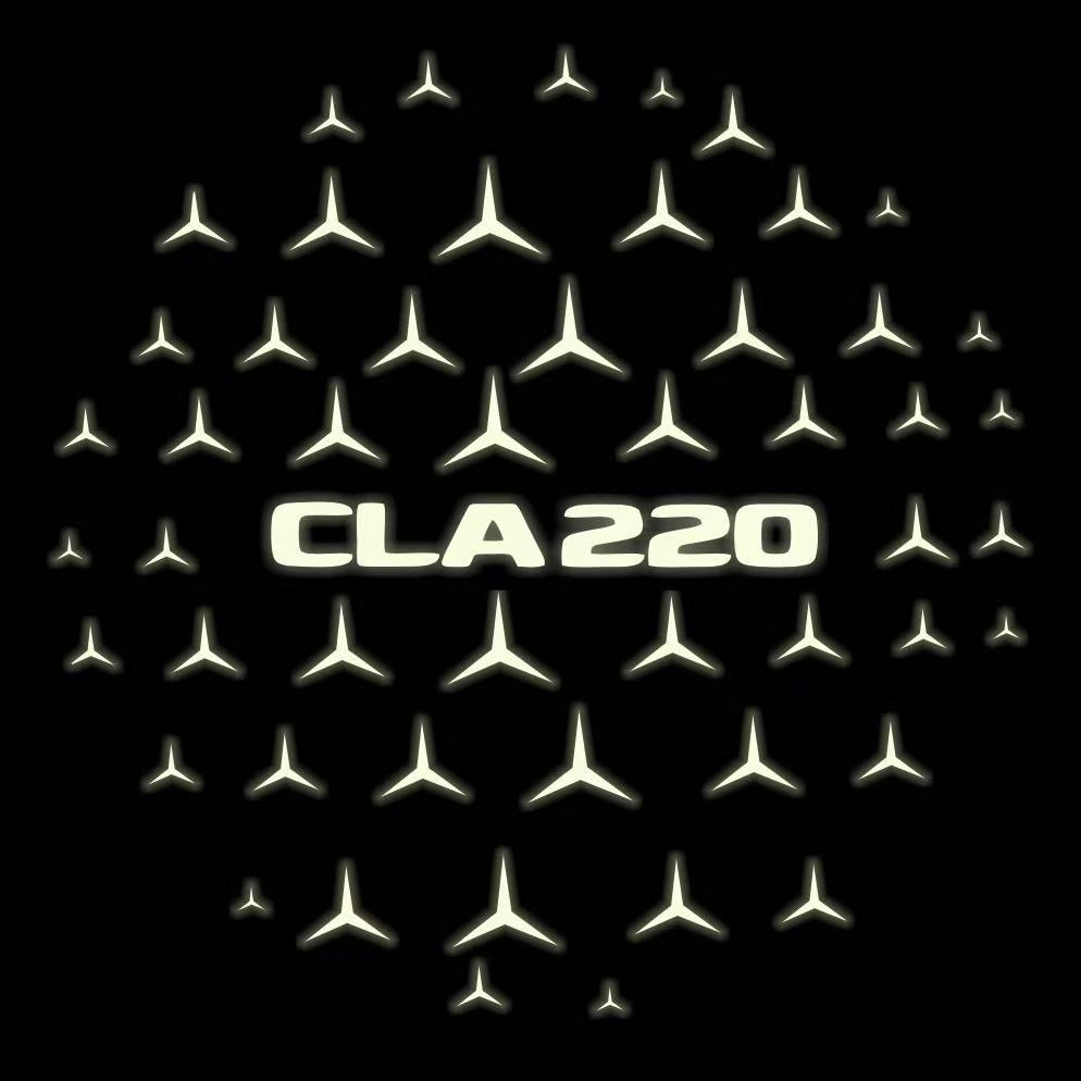 MERCEDES BENZ CLA 220 LOGO PROJECTOT LIGHTS (quantity 1 = 1 sets/2 door lights)Nr.03f021