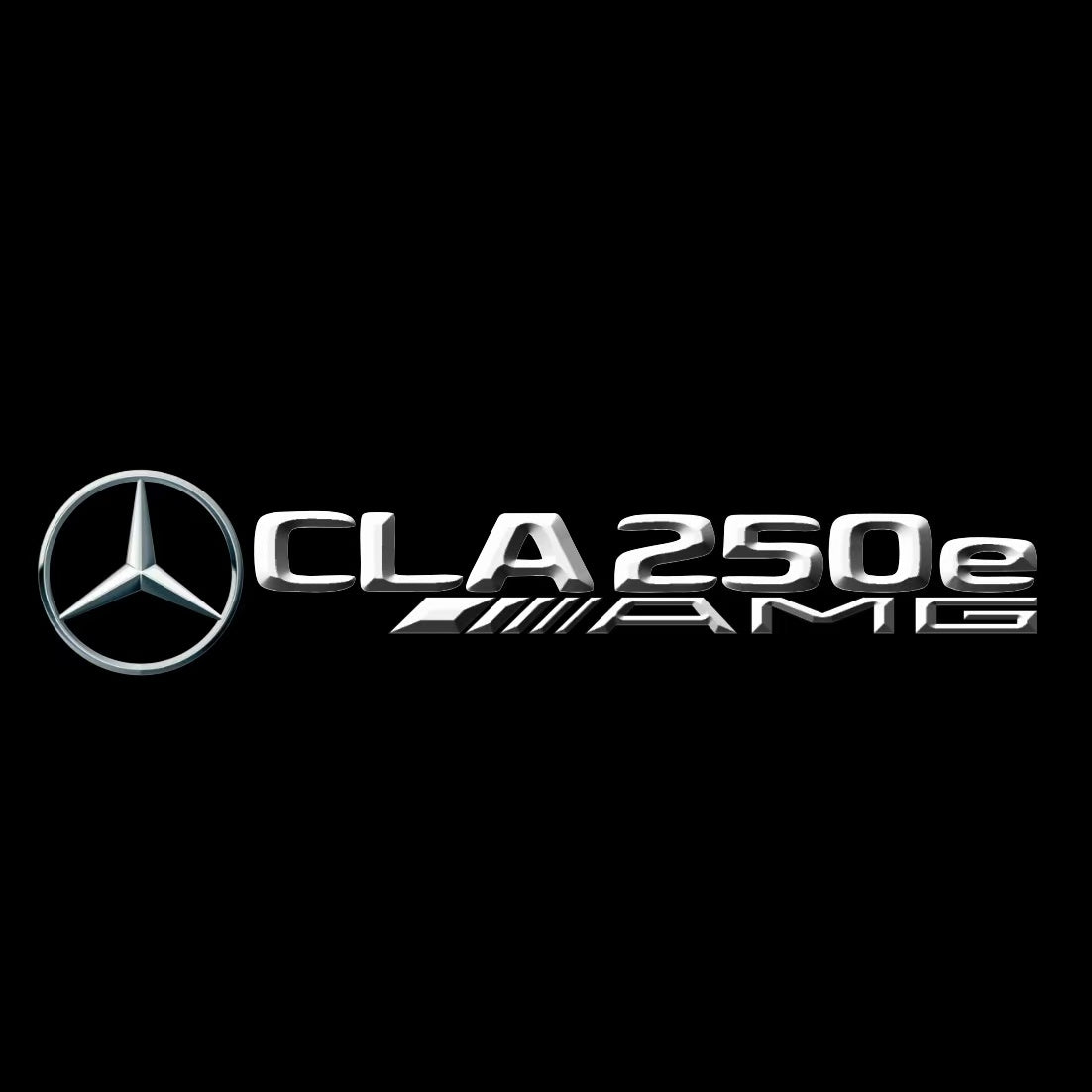 MERCEDES BENZ CLA 250e AMG LOGO PROJECTOT LIGHTS (quantity 1 = 1 sets/2 door lights)Nr.03f024