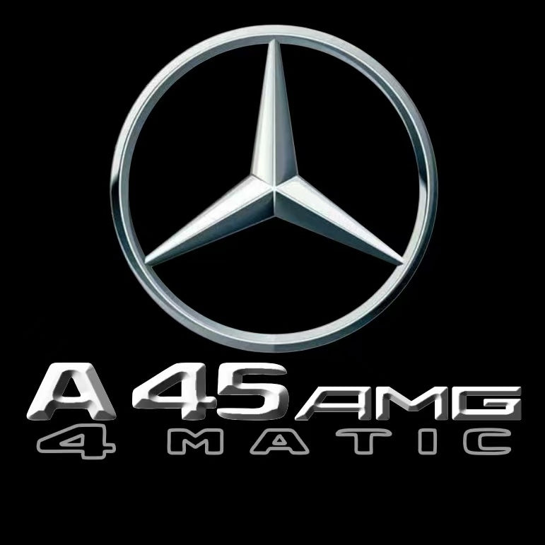 MERCEDES BENZ A45 AMG LOGO PROJECTOR LIGHTS (quantity 1 = 1 sets/2 door lights)Nr.03f020