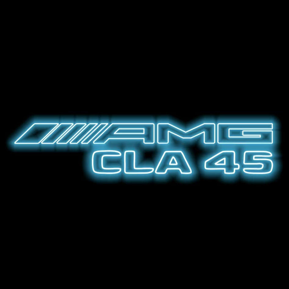 MERCEDES BENZ CLA 45 AMG LOGO PROJECTOT LIGHTS (quantity 1 = 1 sets/2 door lights)Nr.03f08