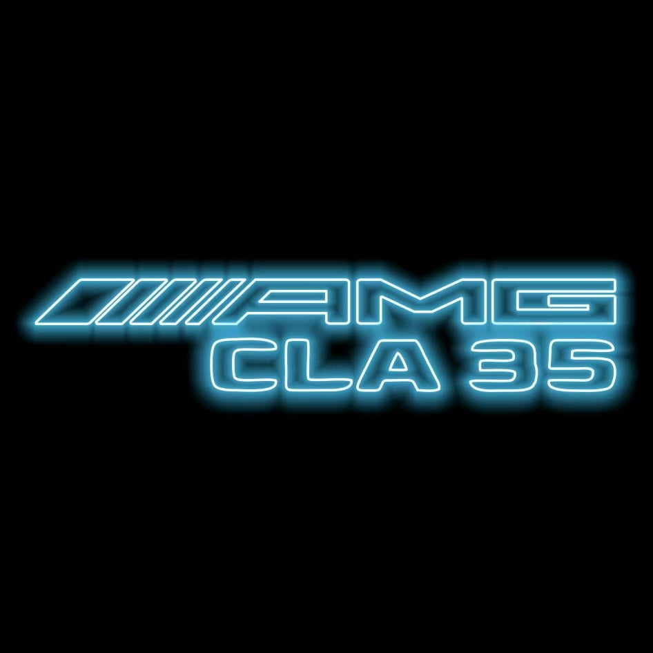 MERCEDES BENZ CLA 35 AMG LOGO PROJECTOT LIGHTS (quantity 1 = 1 sets/2 door lights)Nr.03f04