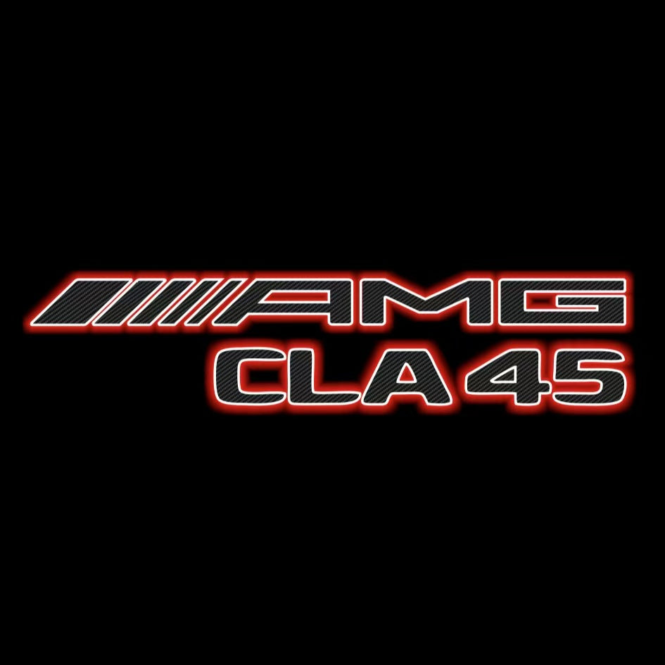 MERCEDES BENZ CLA 45 AMG LOGO PROJECTOT LIGHTS (quantity 1 = 1 sets/2 door lights)Nr.03f012