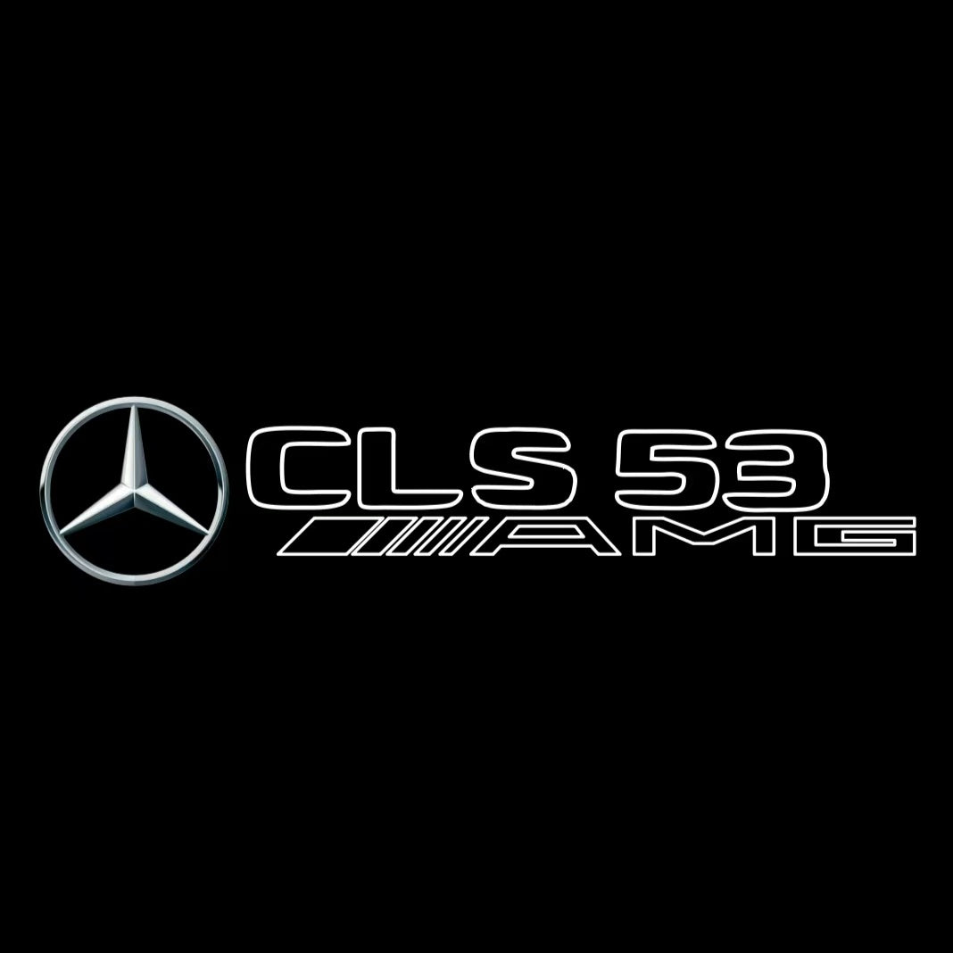 MERCEDES BENZ CLS 53 AMG LOGO PROJECTOT LIGHTS (quantity 1 = 1 sets/2 door lights)Nr.03f04