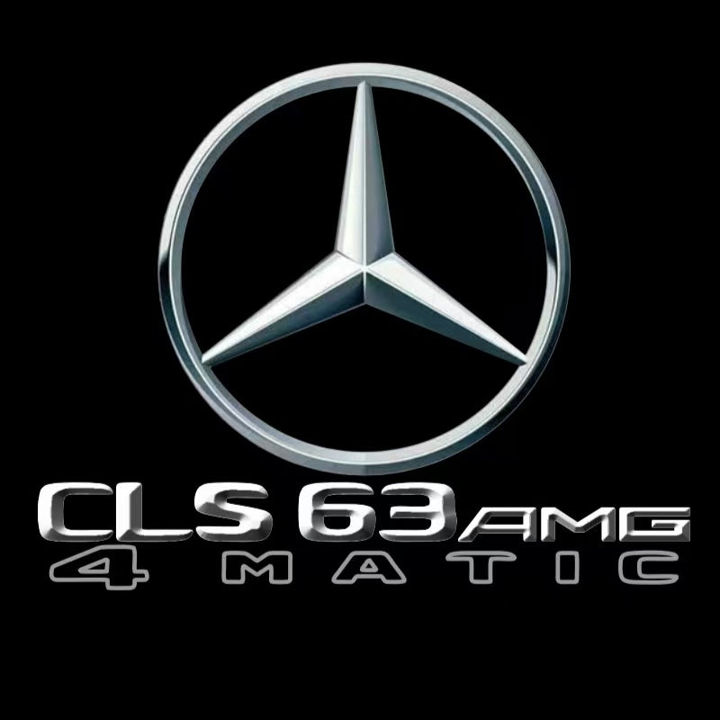 MERCEDES BENZ CLS 63 AMG LOGO PROJECTOT LIGHTS (quantity 1 = 1 sets/2 door lights)Nr.03f014