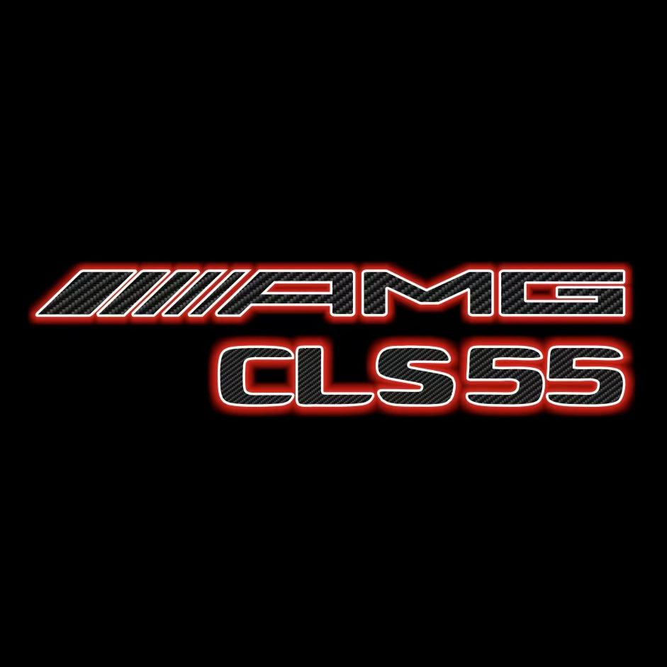 MERCEDES BENZ CLS 55 AMG LOGO PROJECTOT LIGHTS (quantity 1 = 1 sets/2 door lights)Nr.03f011