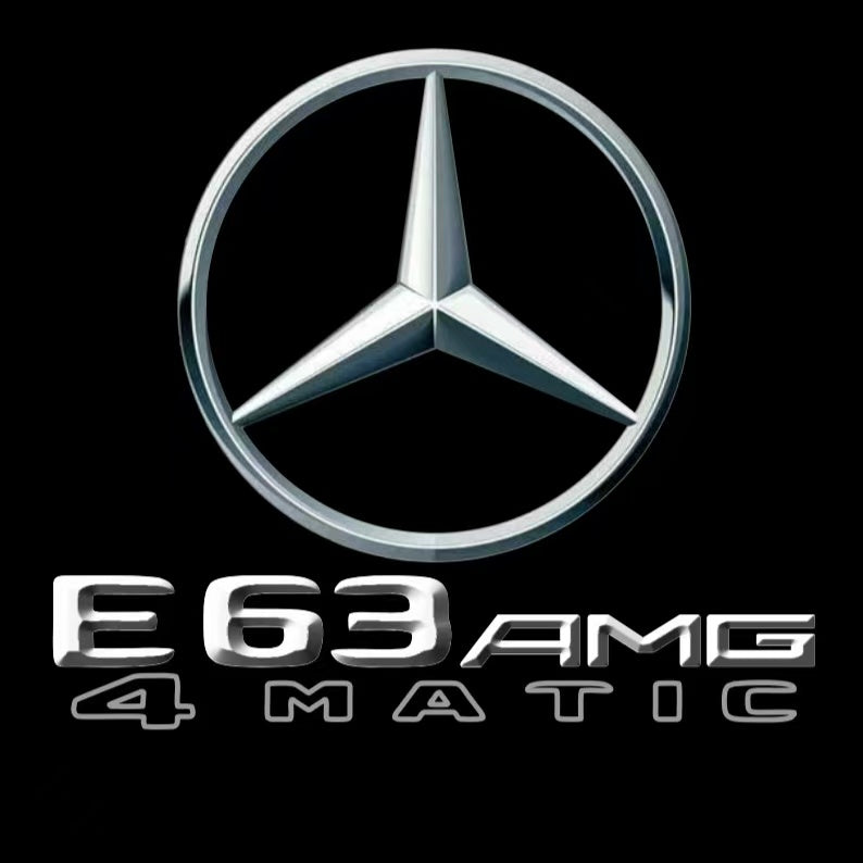 MERCEDES BENZ E63 AMG LOGO PROJECTOT LIGHTS (quantity 1 = 1 sets/2 door lights)Nr.03f09