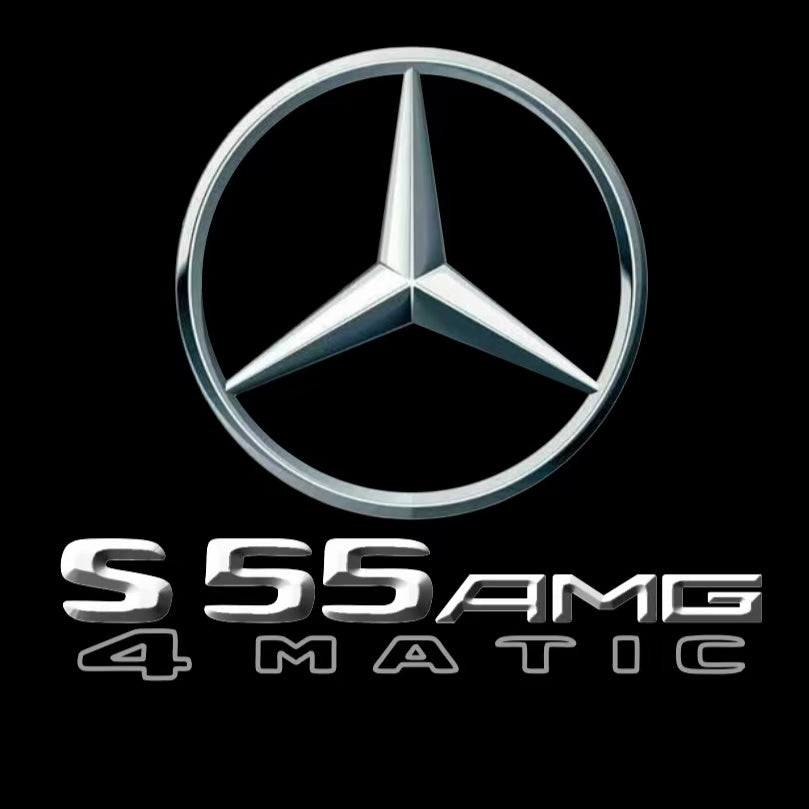 MERCEDES BENZ S 55 AMG LOGO PROJECTOR LIGHTS (quantity 1 = 1 sets/2 door lights)Nr.03f04