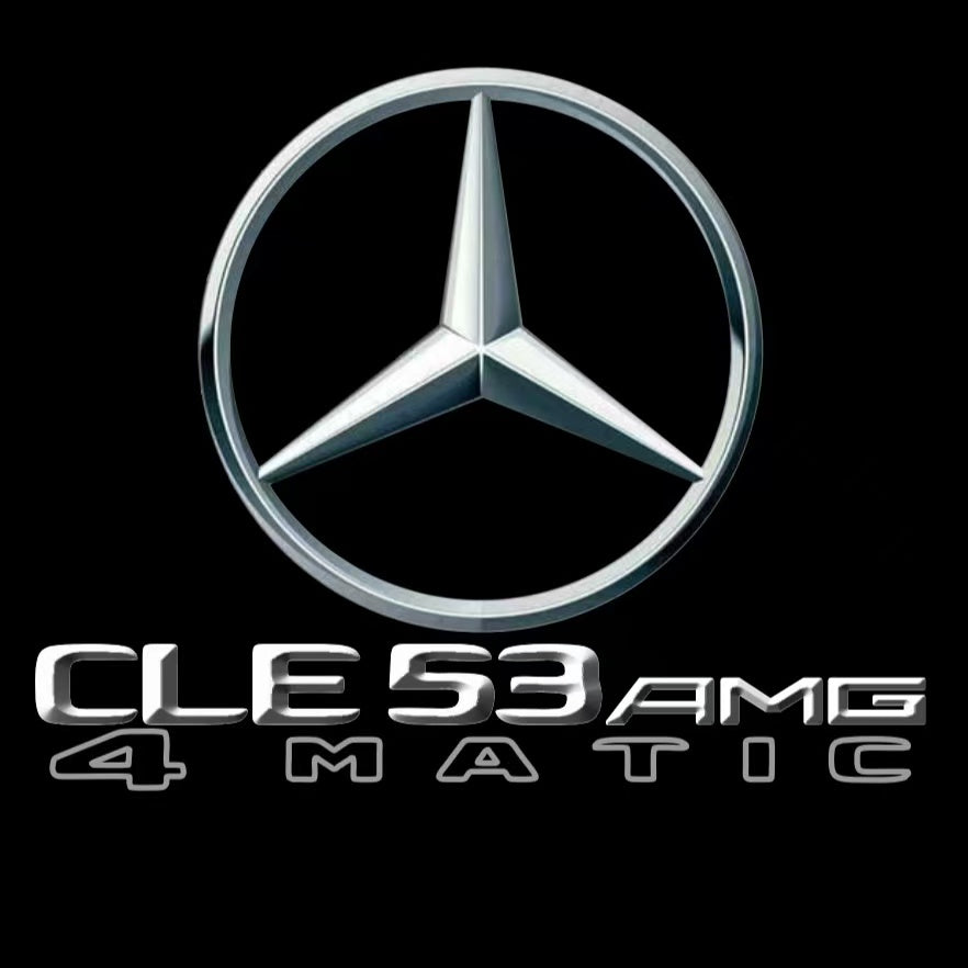 MERCEDES BENZ CLE 53 AMG LOGO PROJECTOT LIGHTS (quantity 1 = 1 sets/2 door lights)Nr.03f025