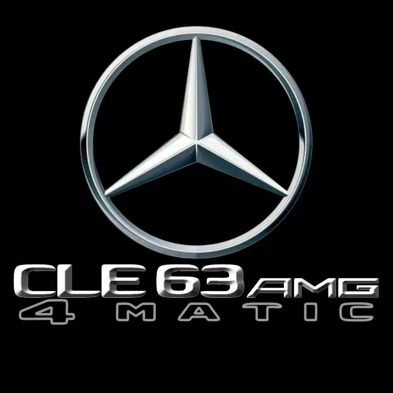 MERCEDES BENZ CLE 63 AMG LOGO PROJECTOT LIGHTS (quantity 1 = 1 sets/2 door lights)Nr.03f06
