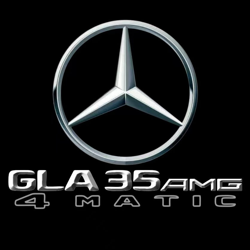 MERCEDES BENZ GLA35 AMG LOGO PROJECTOR LIGHTS (quantity 1 = 1 sets/2 door lights)Nr.03f04