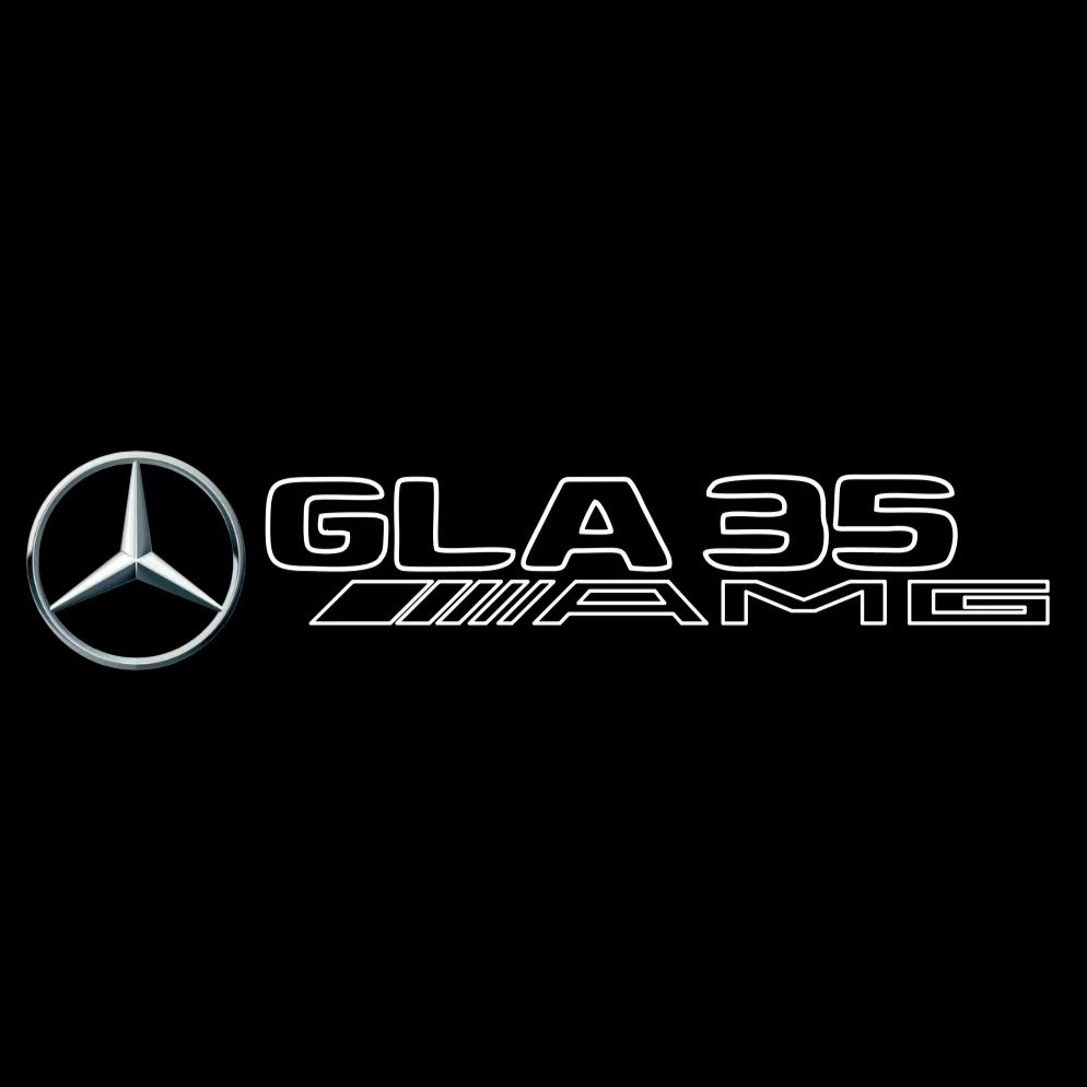 MERCEDES BENZ GLA35 AMG LOGO PROJECTOR LIGHTS (quantity 1 = 1 sets/2 door lights)Nr.03f05