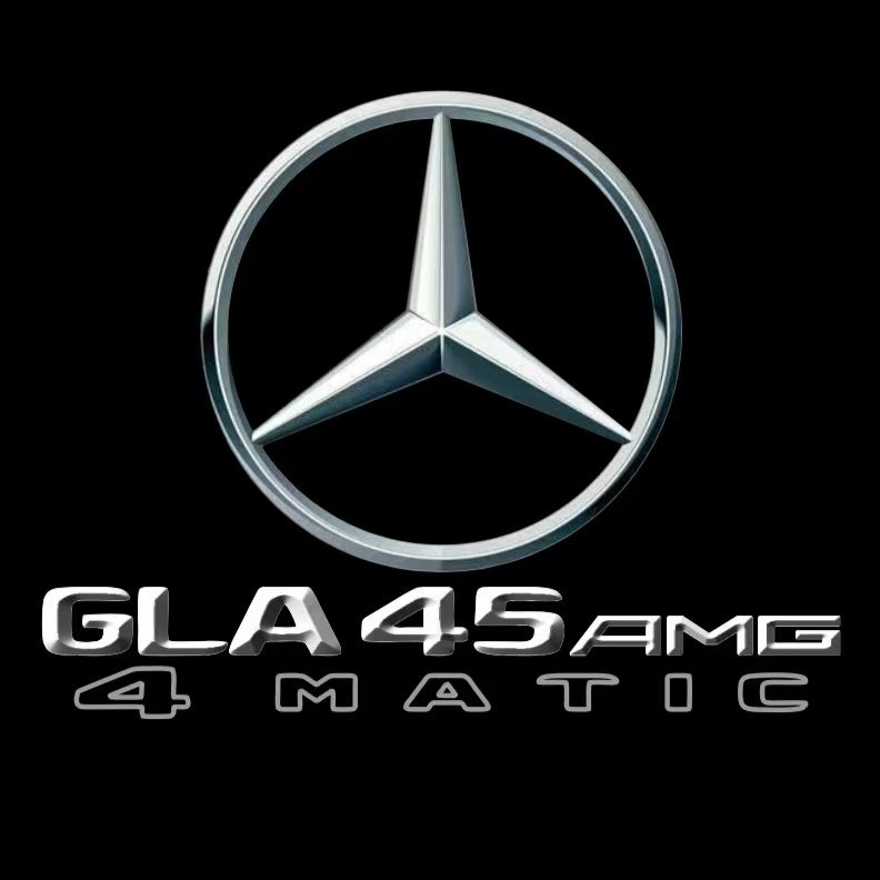 MERCEDES BENZ GLA45 AMG LOGO PROJECTOR LIGHTS (quantity 1 = 1 sets/2 door lights)Nr.03f08