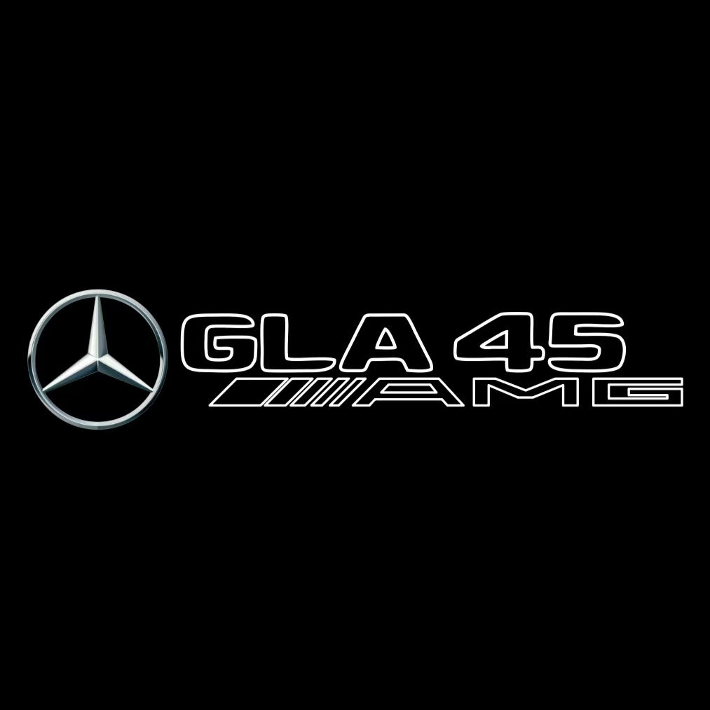 MERCEDES BENZ GLA45 AMG LOGO PROJECTOR LIGHTS (quantity 1 = 1 sets/2 door lights)Nr.03f09