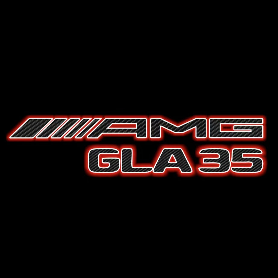 MERCEDES BENZ GLA35 AMG LOGO PROJECTOR LIGHTS (quantity 1 = 1 sets/2 door lights)Nr.03f06
