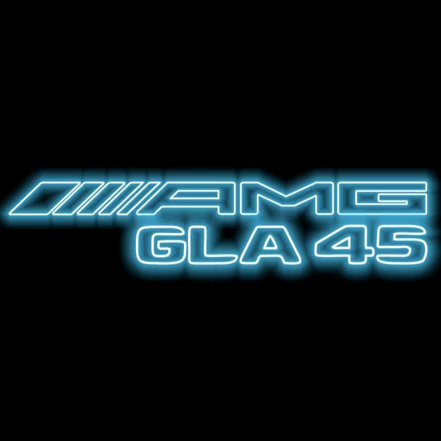 MERCEDES BENZ GLA45 AMG LOGO PROJECTOR LIGHTS (quantity 1 = 1 sets/2 door lights)Nr.03f012
