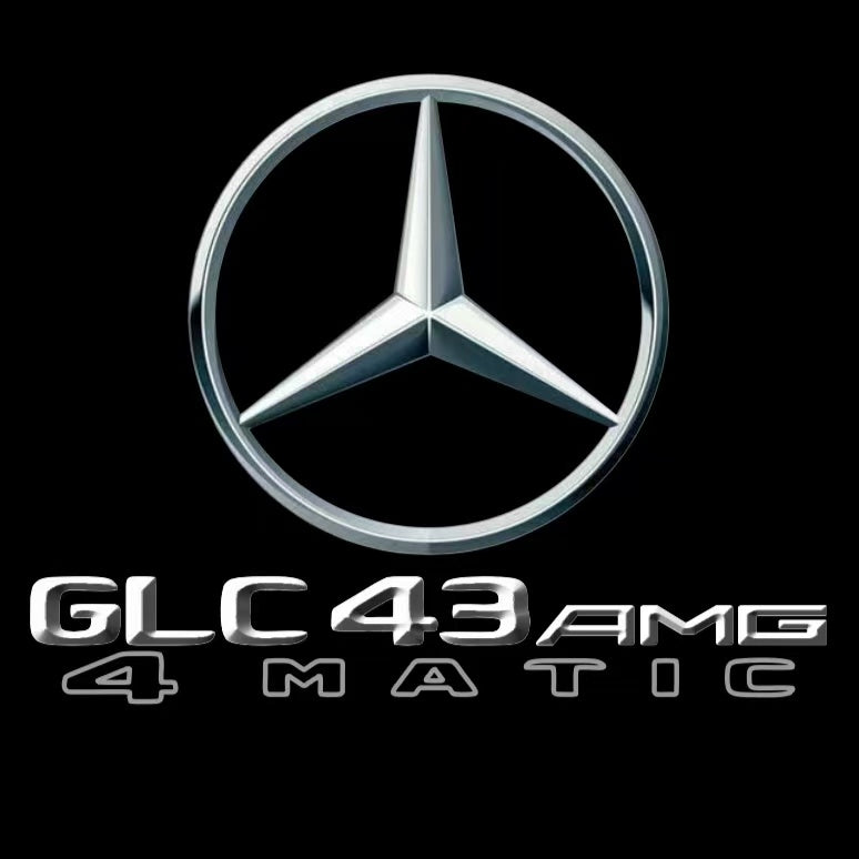 MERCEDES BENZ GLC 43 AMG LOGO PROJECTOR LIGHTS (quantity 1 = 1 sets/2 door lights)Nr.03f026