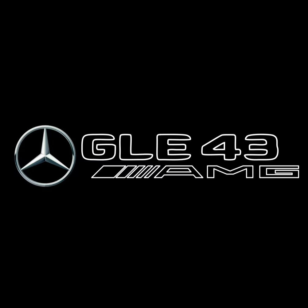 MERCEDES BENZ GLE 43 AMG LOGO PROJECTOR LIGHTS (quantity 1 = 1 sets/2 door lights)Nr.03f027