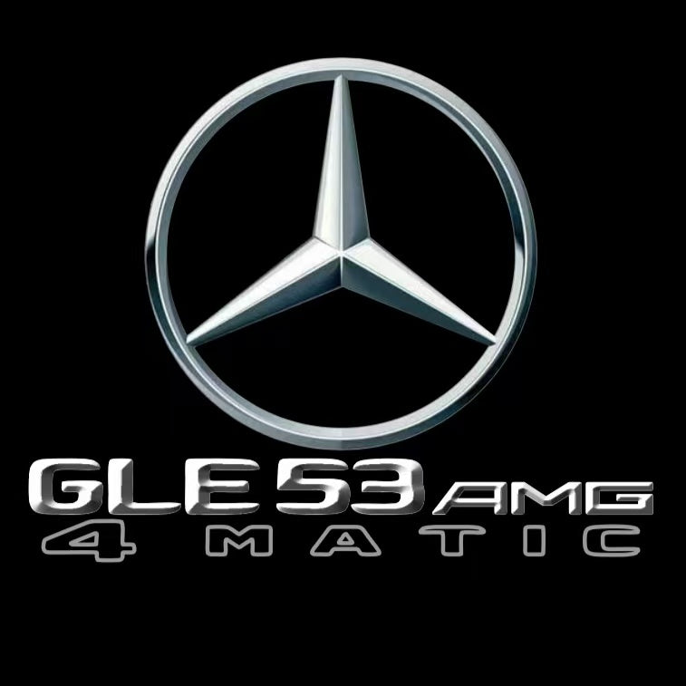 MERCEDES BENZ GLE 53 AMG LOGO PROJECTOR LIGHTS (quantity 1 = 1 sets/2 door lights)Nr.03f031