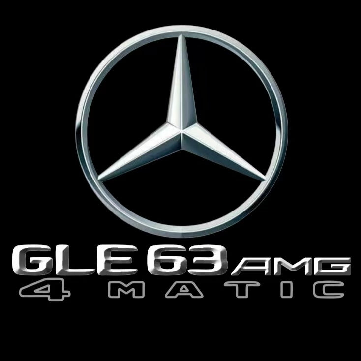 MERCEDES BENZ GLE 63 AMG LOGO PROJECTOR LIGHTS (quantity 1 = 1 sets/2 door lights)Nr.03f036
