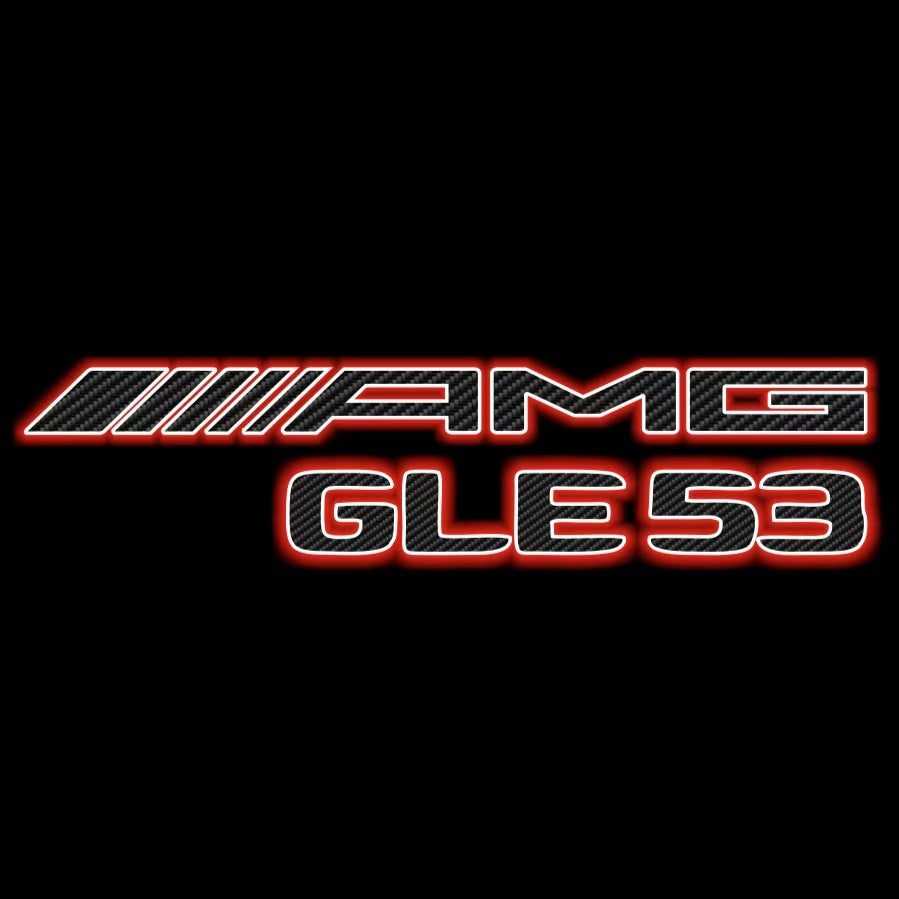 MERCEDES BENZ GLE 53 AMG LOGO PROJECTOR LIGHTS (quantity 1 = 1 sets/2 door lights)Nr.03f034