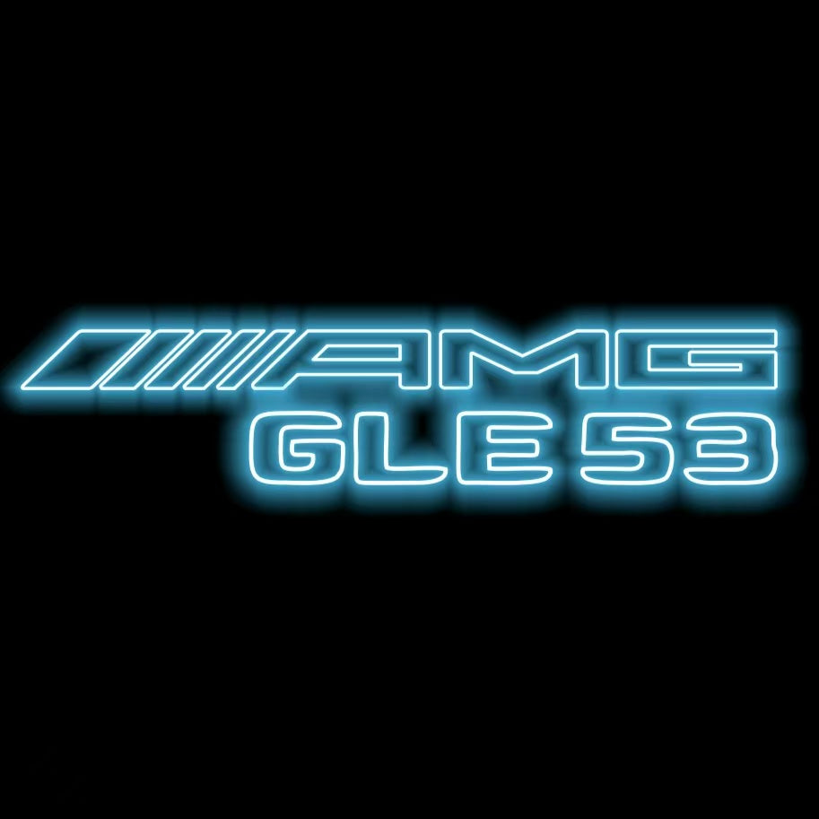 MERCEDES BENZ GLE 53 AMG LOGO PROJECTOR LIGHTS (quantity 1 = 1 sets/2 door lights)Nr.03f035