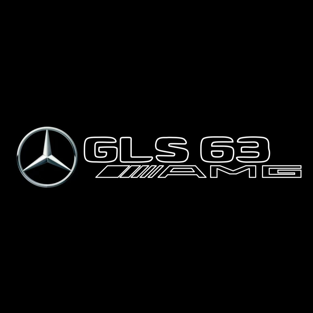 MERCEDES BENZ GLS 63 AMG LOGO PROJECTOR LIGHTS (quantity 1 = 1 sets/2 door lights)Nr.03f028