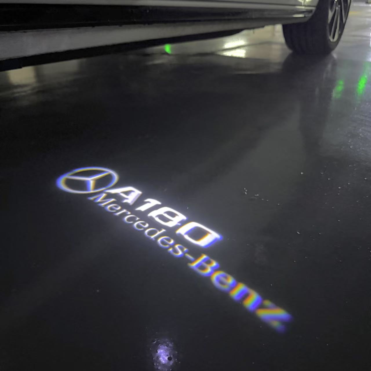MERCEDES BENZ A180 LOGO PROJECTOR LIGHTS (quantity 1 = 1 sets/2 door lights)Nr.03f013