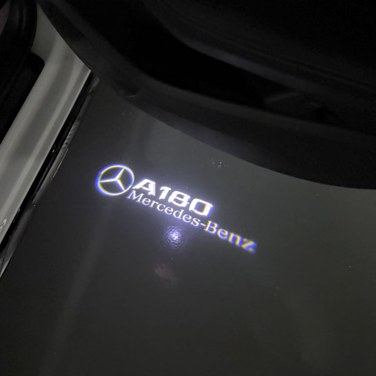 MERCEDES BENZ A180 LOGO PROJECTOR LIGHTS (quantity 1 = 1 sets/2 door lights)Nr.03f013
