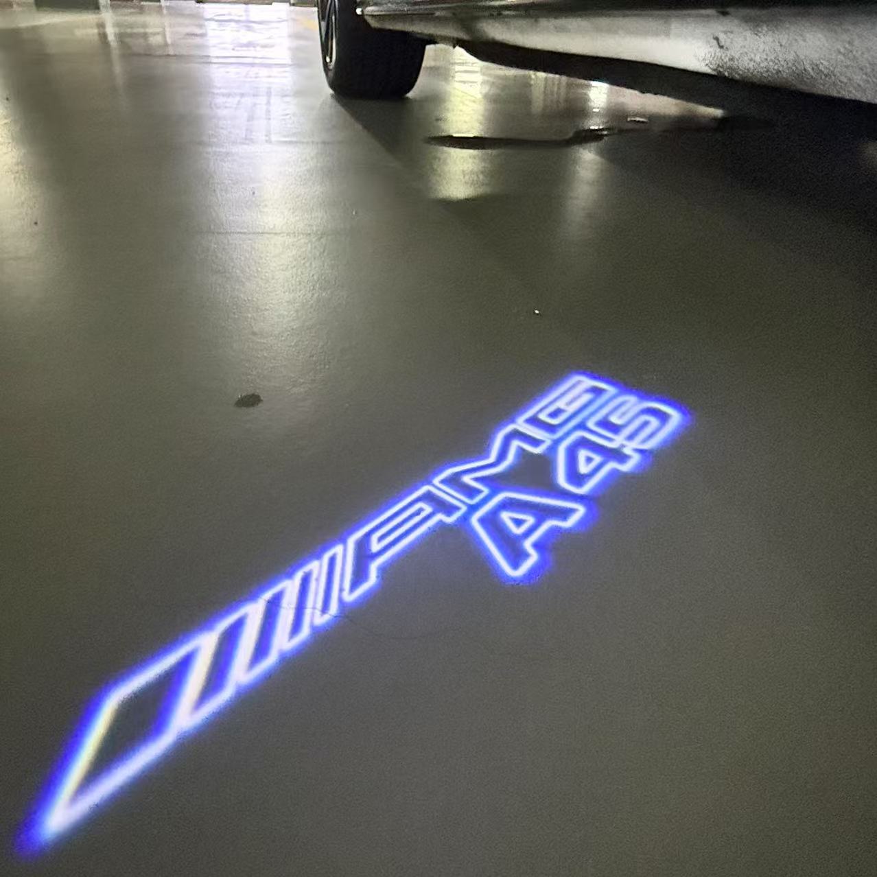 MERCEDES BENZ A45 AMG LOGO PROJECTOR LIGHTS (quantity 1 = 1 sets/2 door lights)Nr.03f016