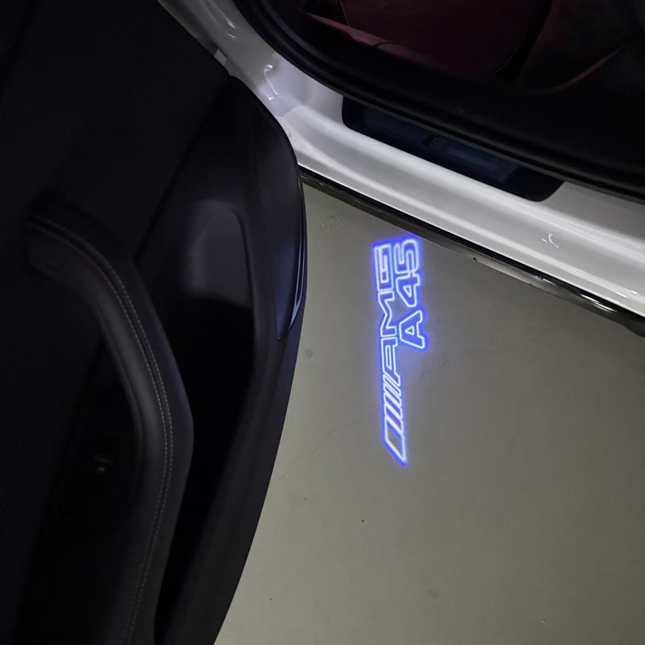 MERCEDES BENZ A45 AMG LOGO PROJECTOR LIGHTS (quantity 1 = 1 sets/2 door lights)Nr.03f016