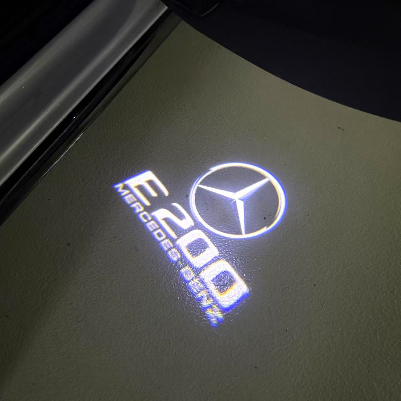 MERCEDES BENZ E 200 LOGO PROJECTOT LIGHTS (quantity 1 = 1 sets/2 door lights)Nr.03f013