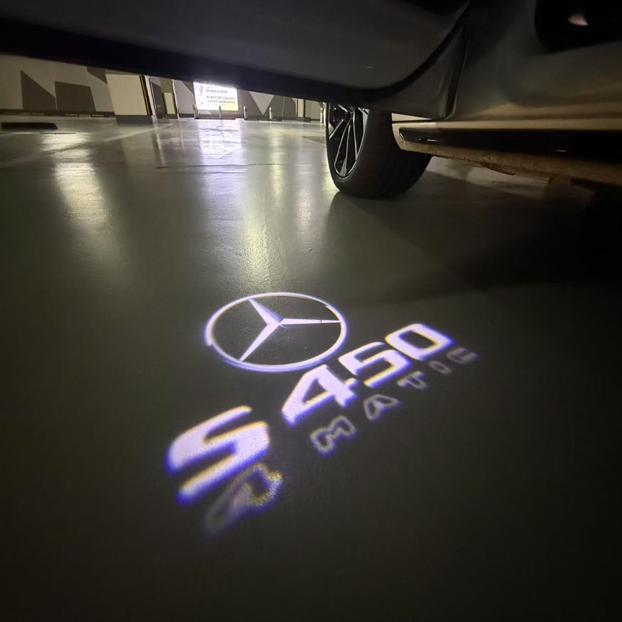 MERCEDES BENZ S 450 LOGO PROJECTOR LIGHTS (quantity 1 = 1 sets/2 door lights)Nr.03f035