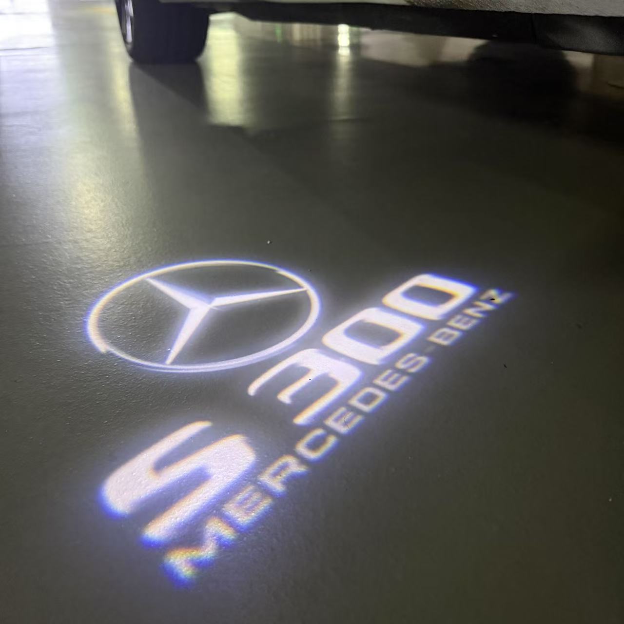 MERCEDES BENZ S 300 LOGO PROJECTOR LIGHTS (quantity 1 = 1 sets/2 door lights)Nr.03f018