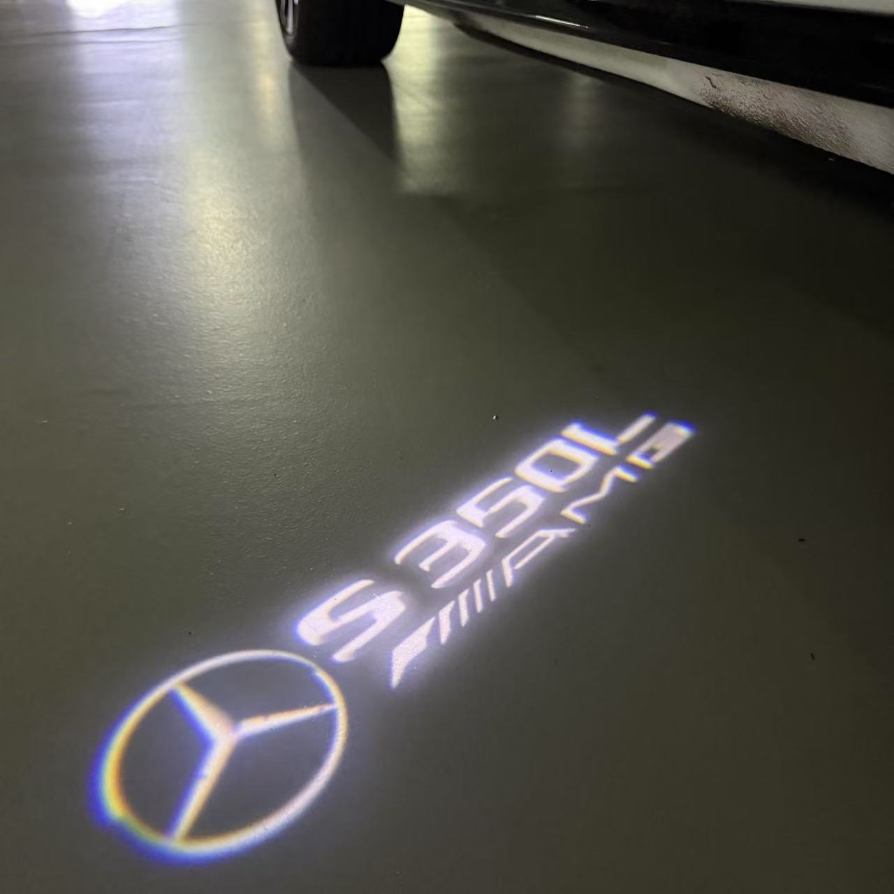 MERCEDES BENZ S 350L LOGO PROJECTOR LIGHTS (quantity 1 = 1 sets/2 door lights)Nr.03f026