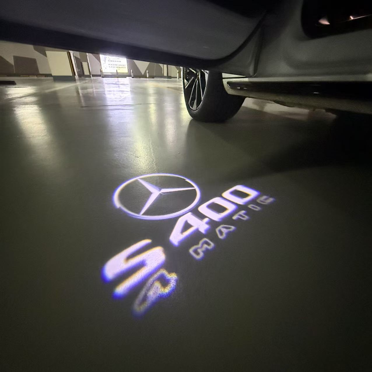 MERCEDES BENZ S 400 LOGO PROJECTOR LIGHTS (quantity 1 = 1 sets/2 door lights)Nr.03f031