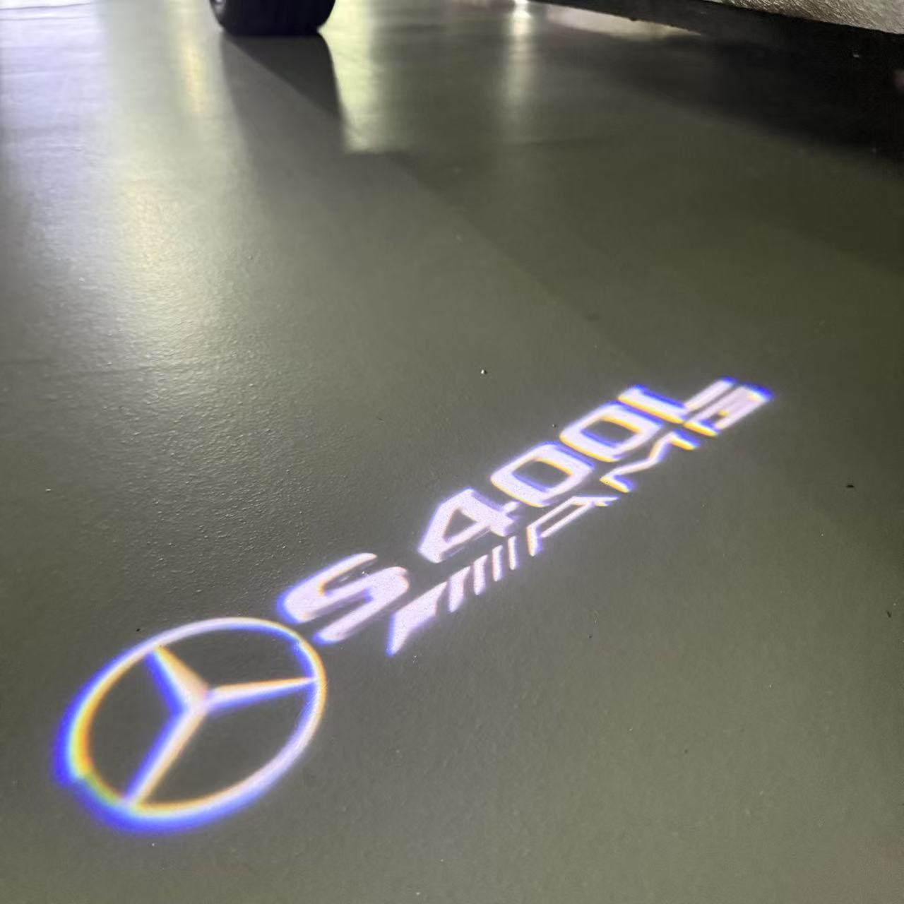 MERCEDES BENZ S 400L LOGO PROJECTOR LIGHTS (quantity 1 = 1 sets/2 door lights)Nr.03f032