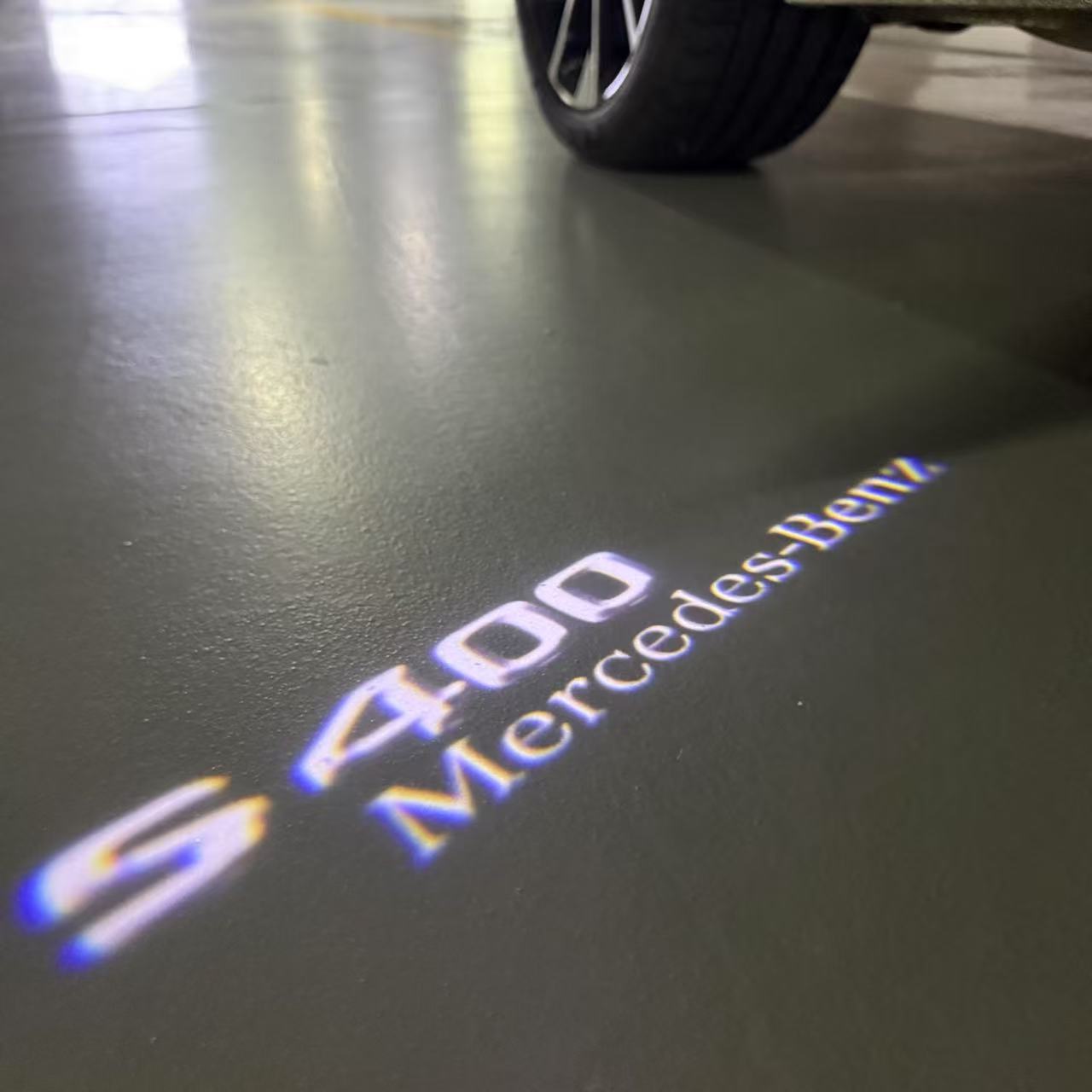 MERCEDES BENZ S 400 LOGO PROJECTOR LIGHTS (quantity 1 = 1 sets/2 door lights)Nr.03f034