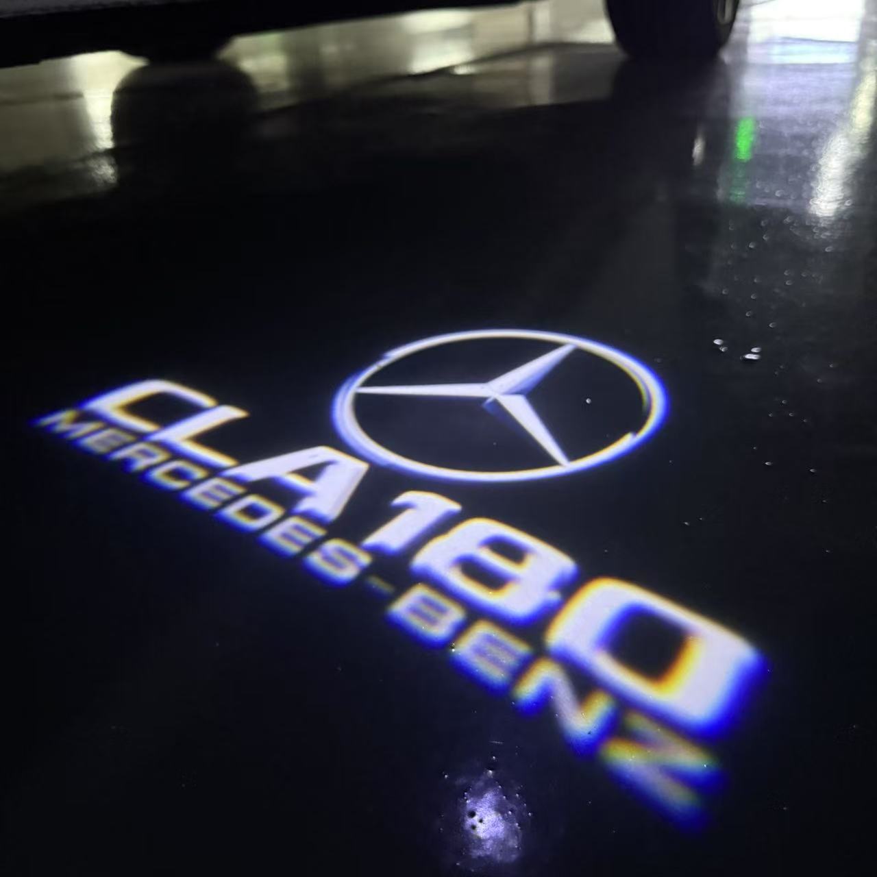 MERCEDES BENZ CLA 180 LOGO PROJECTOT LIGHTS (quantity 1 = 1 sets/2 door lights)Nr.03f013